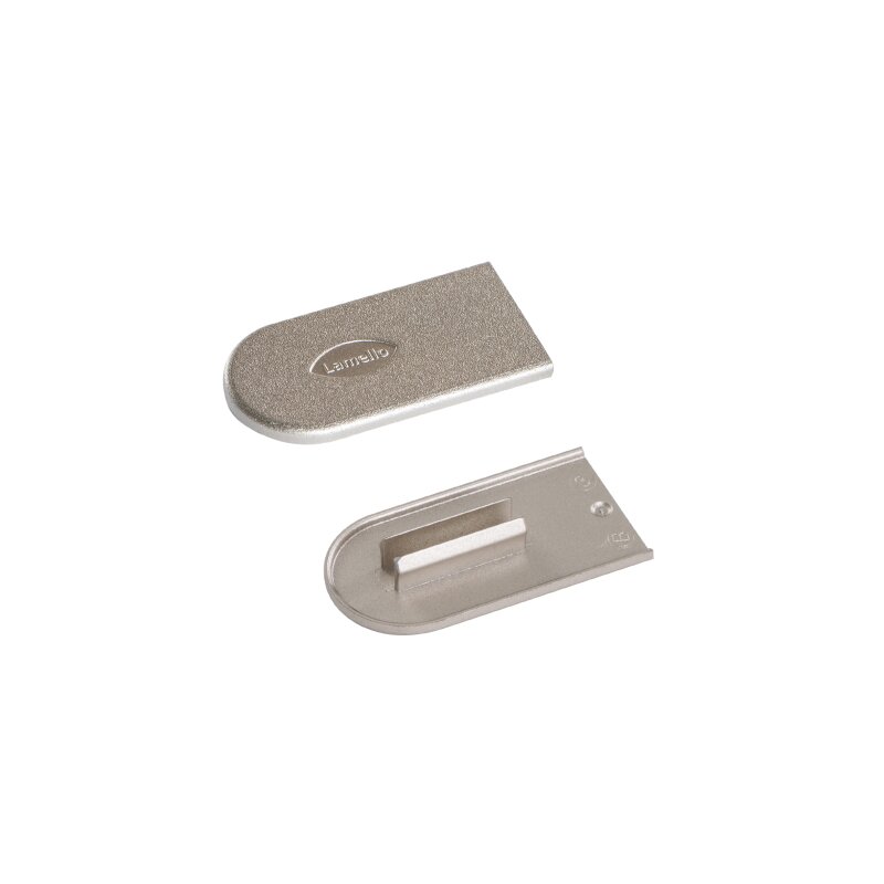 Lamello Cabineo Abdeckkappen Metalloptik Nickel 2000 Stk 186351N