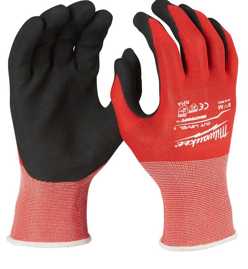 Milwaukee Schnittschutzhandschuhe Klasse 1/A Größe 6 (XS) 12er Pack