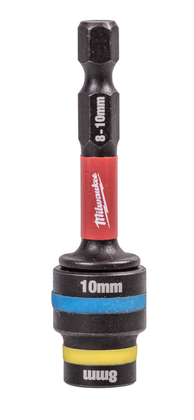 Milwaukee SHOCKWAVE Dual-Size Steckschlüssel 1/4" 8,0 - 10,0 x 65 mm, M5 - M6 magnetisch