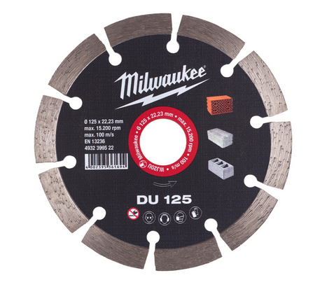 Milwaukee Diamanttrennscheibe DU 125 mm Universal Milwaukee Diamanttrennscheibe DU 125 mm Universal