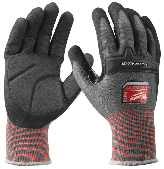 Milwaukee Pad Pro Schnittschutzhandschuhe Klasse 4/D Größe S - XXL