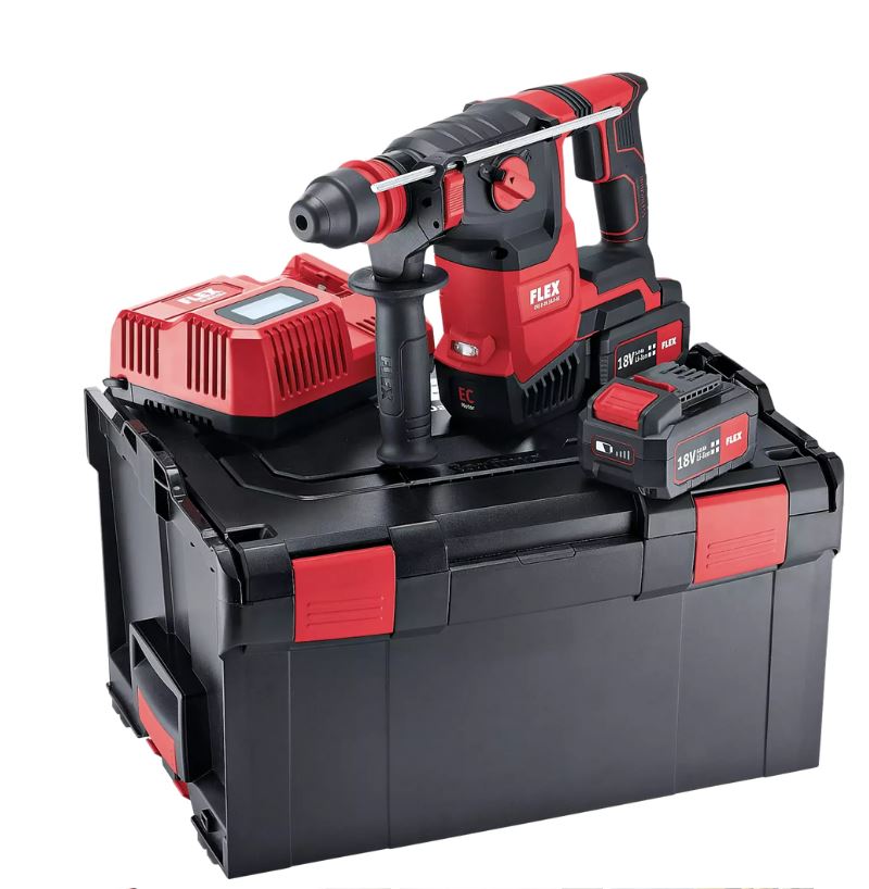 Flex CHE 2-26 18.0-EC/5.0 Set Akku Bohrhammer  Flex CHE 2-26 18.0-EC/5.0 Set Akku Bohrhammer