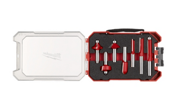 Milwaukee Fräsersatz 12 mm Schaft 7-teilig