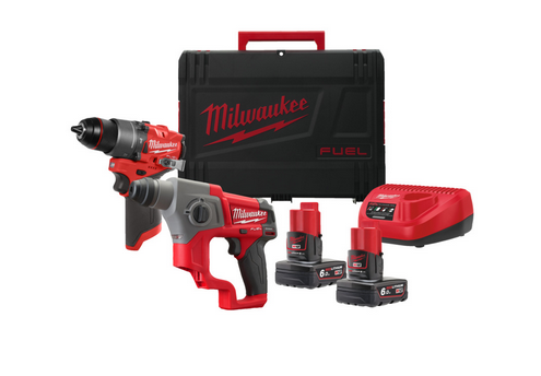 23tyKJoQwuOQZjV Milwaukee M12FPP2F2-602X Akkuwerkzeuge-Set 4933480591