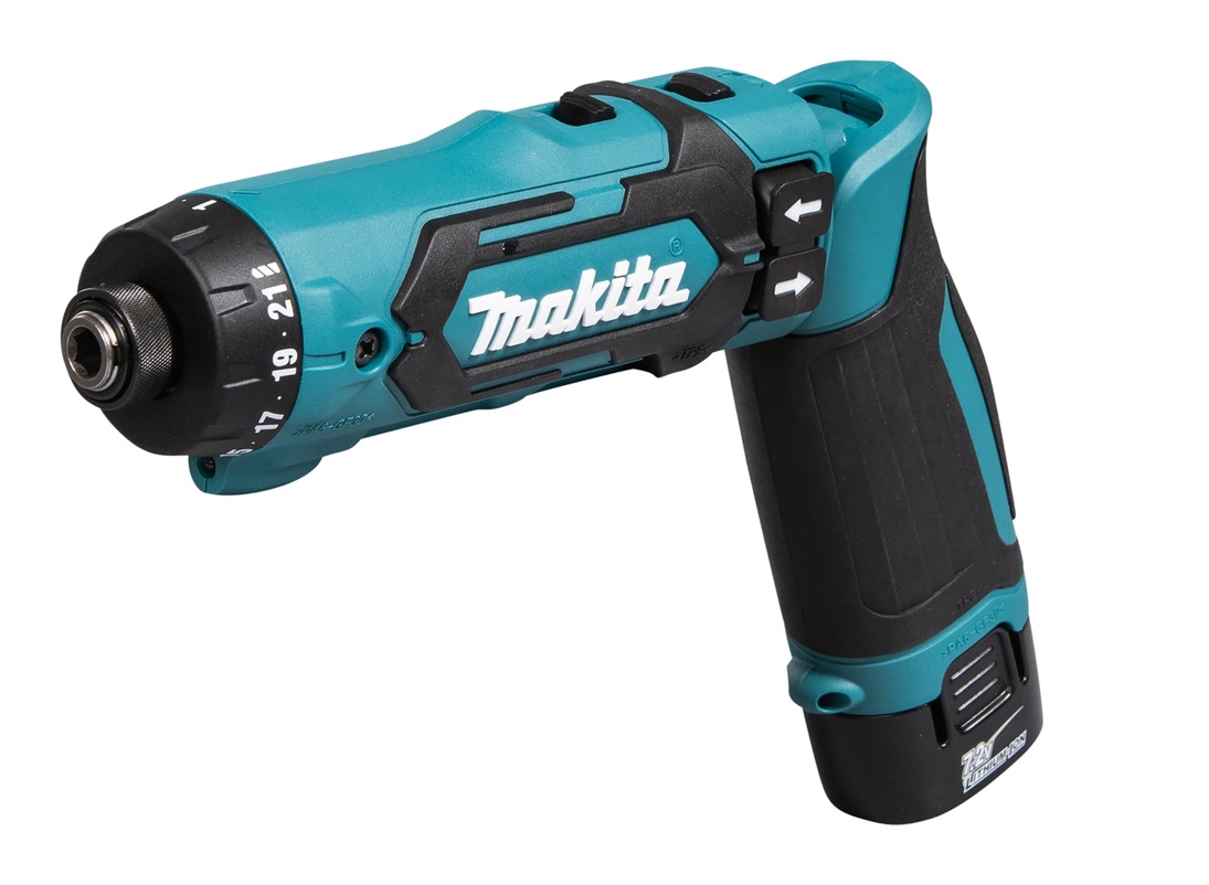 Makita Akku-Knickschrauber 7,2V (ohne Ladegerät und Akkus) Drehmoment weich/hart 3,6/5,6 Nm,