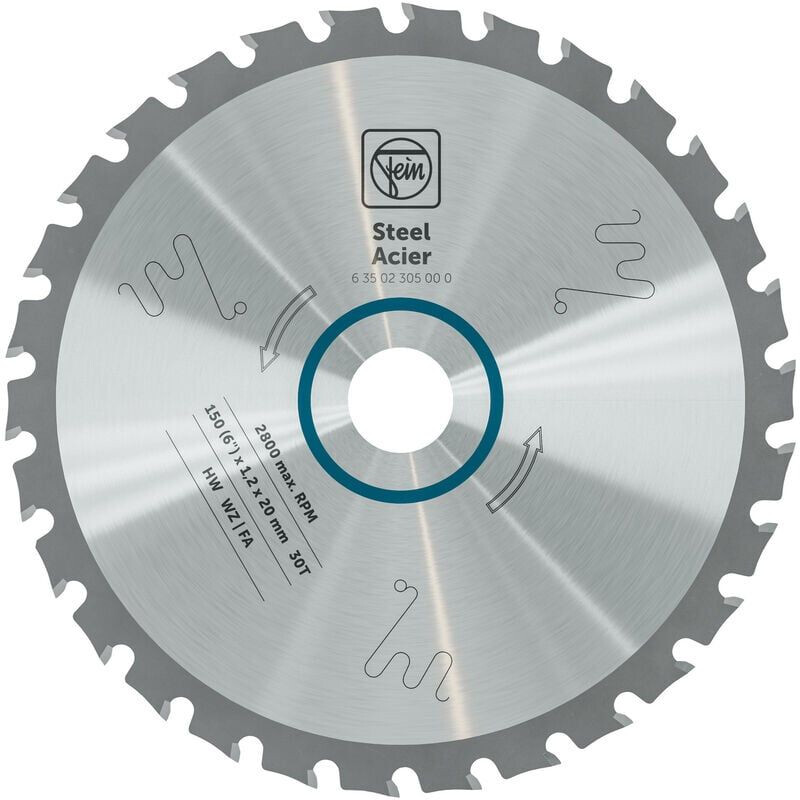 Fein Sägeblatt Stahl D=150mm; für AHKS 18-57 Fein Sägeblatt Stahl D=150mm; für AHKS 18-57
