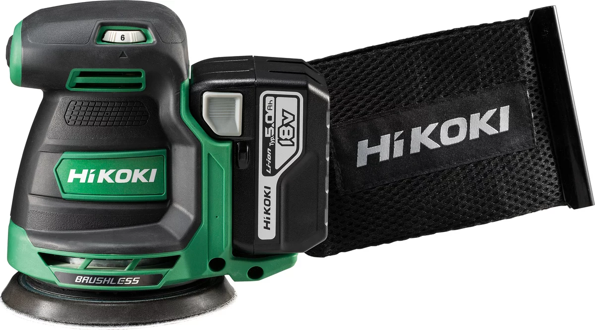 Hikoki Akku Exzenterschleifer SV1813DAWPZ Hikoki Akku Exzenterschleifer SV1813DAWPZ