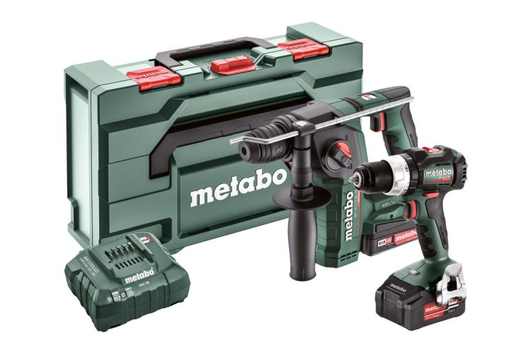 Akkuset Combo Set 2.5.2 18V (685182000); BS 18 LT BL + BH 18 LTX BL 16; metaBOX 145 L