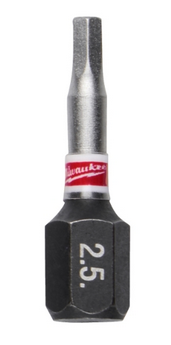 Milwaukee Schrauberbit SHOCKWAVE Hex / 25 mm