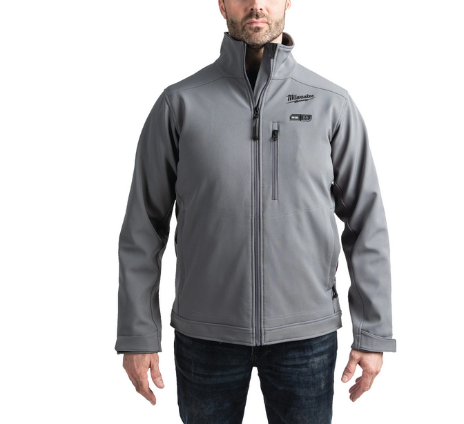 Milwaukee (M) 12 V Akku-Heiz-Jacke Herren grau M12 HJGREY5-0, ohne Akku u. Ladegerät