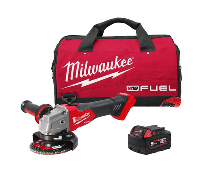 Milwaukee M18FSAG125X-501B Akku-Winkelschleifer­ ­