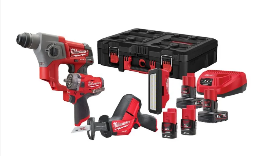 Milwaukee Werkzeug-Set M12FPP4C-624P Milwaukee Werkzeug-Set M12FPP4C-624P