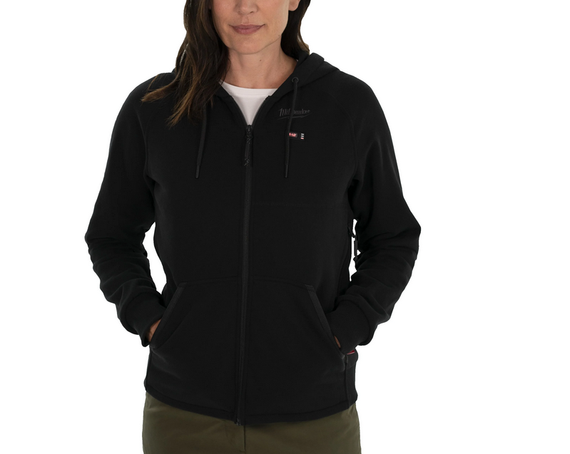 Milwaukee (S) 12 V Akku-Heiz-Kapuzenpullover Damen schwarz M12HHLBL1-0, ohne Akku u. Ladegerät