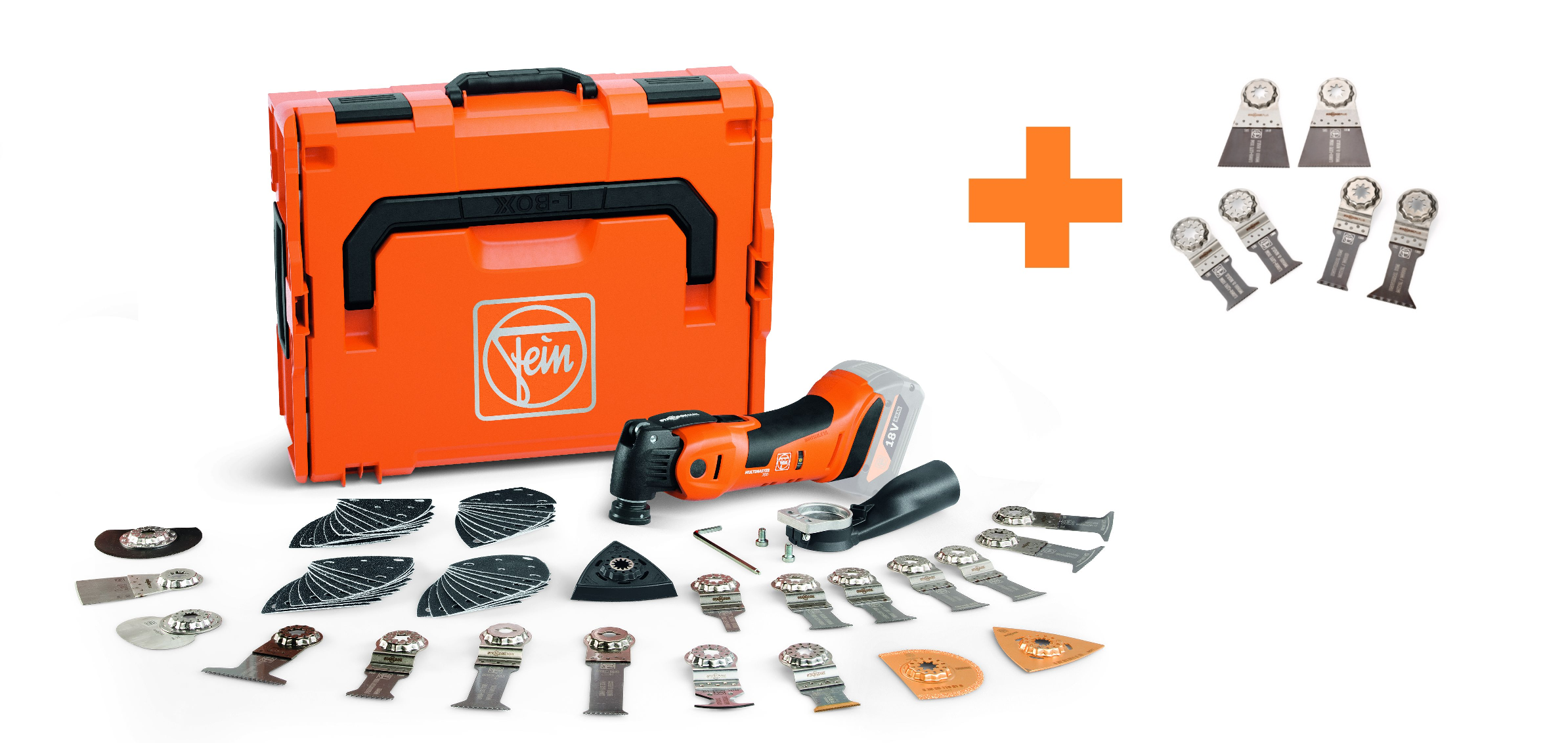 6F Fein Aktion Akku-MULTIMASTER AMM 700 Max Top AS + ZUBEHÖR