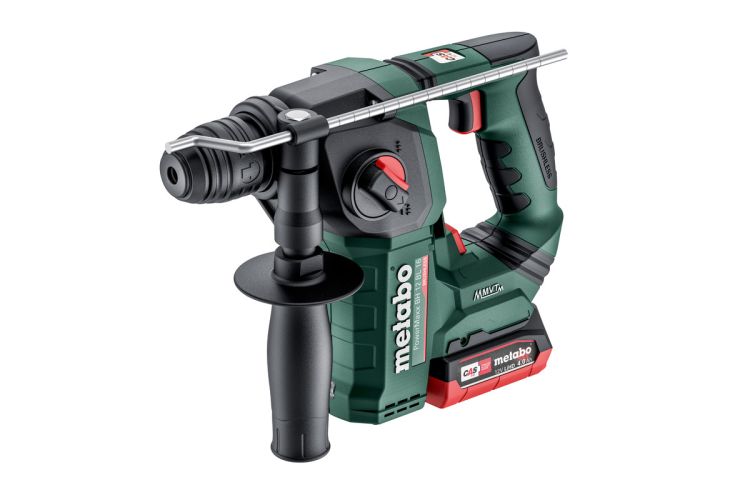 Akku-Bohrhammer PowerMaxx BH 12 BL 16 (600207800); metaBOX 145; 12V 2x4Ah LiHD + ASC 55