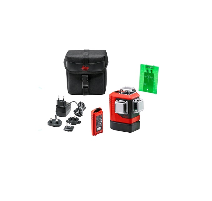 Leica Lino L6G selbstnivellierender 3x360° Linienlaser grün als Einsteigerpaket 918977