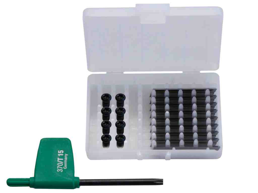 Lignatool 10x Wendemesser im Service-Set 15° für Fräser für LTA1022 Lignatool 10x Wendemesser im Service-Set 15° für Fräser für LTA1022