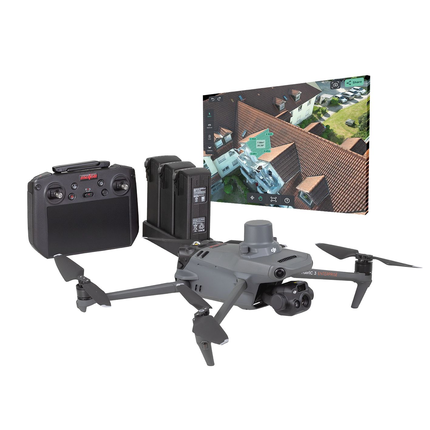 Mafell Dachvermessung VERSUM FLY KIT 4 Starterpaket Mafell Dachvermessung VERSUM FLY KIT 4 Starterpaket