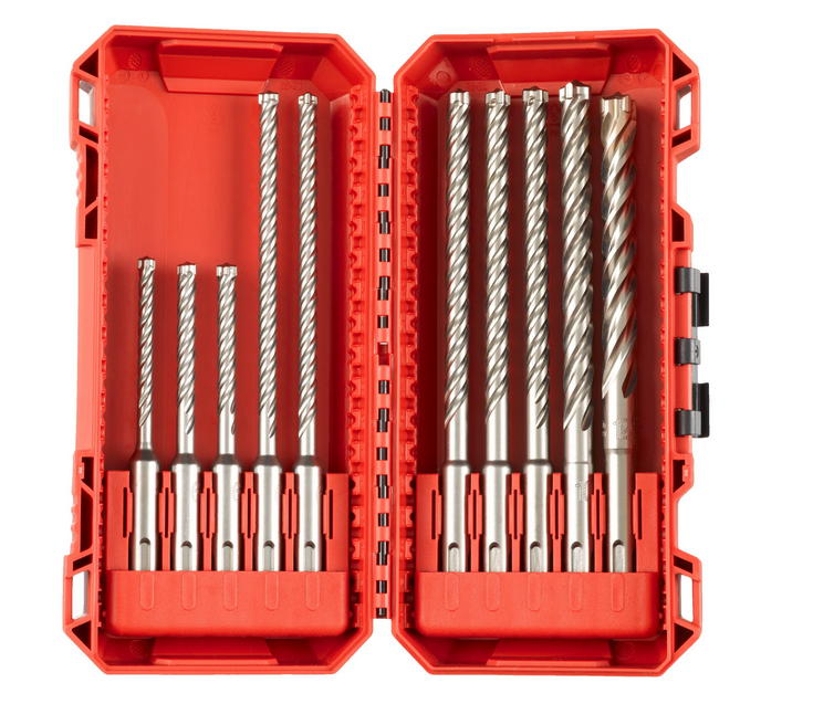 Milwaukee Hammerbohrerkassette MX4 (10-tlg) Milwaukee Hammerbohrerkassette MX4 (10-tlg)