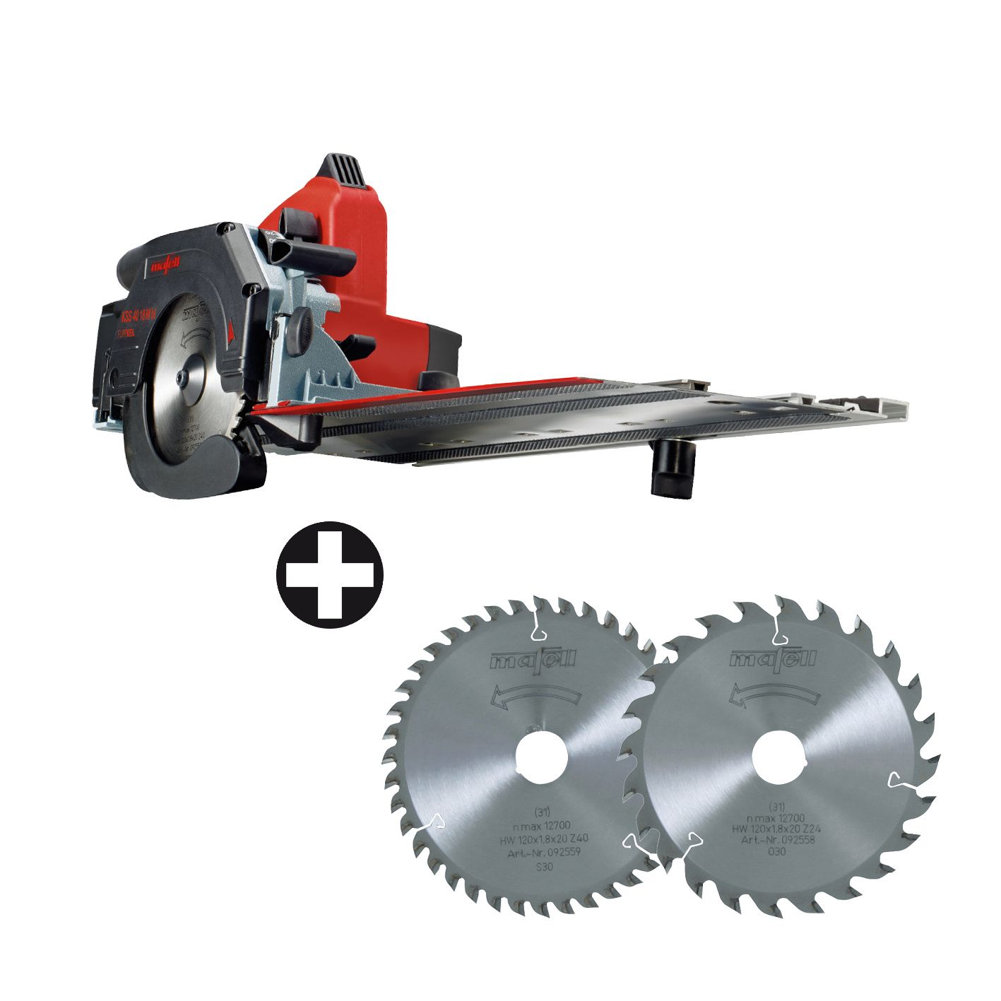 Mafell Kappschienen-Säge KSS 40 18M bl im T-MAX 