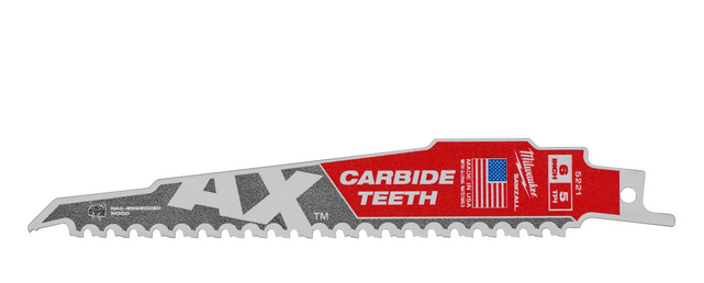 Milwaukee Säbelsägeblatt Demontage THE AX HM-bestückt 150 x 5 mm (5 TPI)