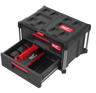 Milwaukee PACKOUT Koffer-Trenner, große Schublade mit Aufnahme für PACKOUT Seitenhalterungen