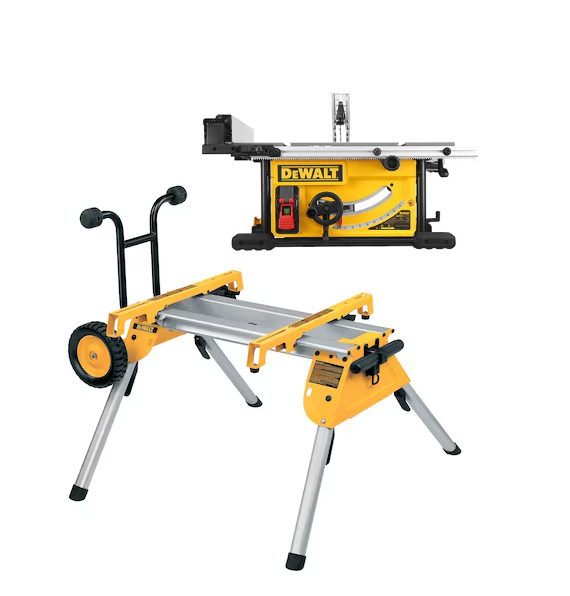 DeWalt DWE7492 + DE7400 Tischkreissäge mit Untergestell Set