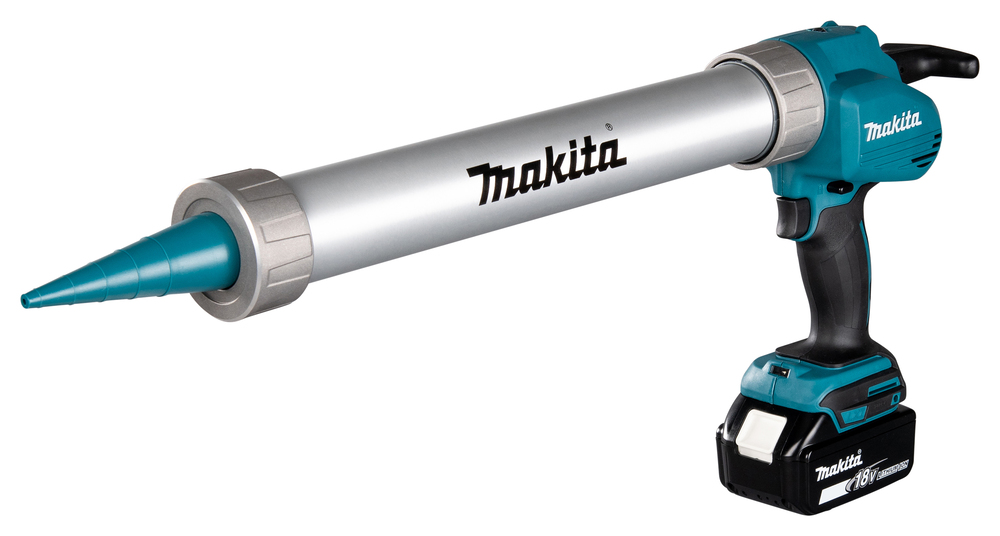 Makita-Akku-Kartuschenpistole 18Volt mit 2 Akku´s 1,5AH und Ladegerät/Beutelhalter
