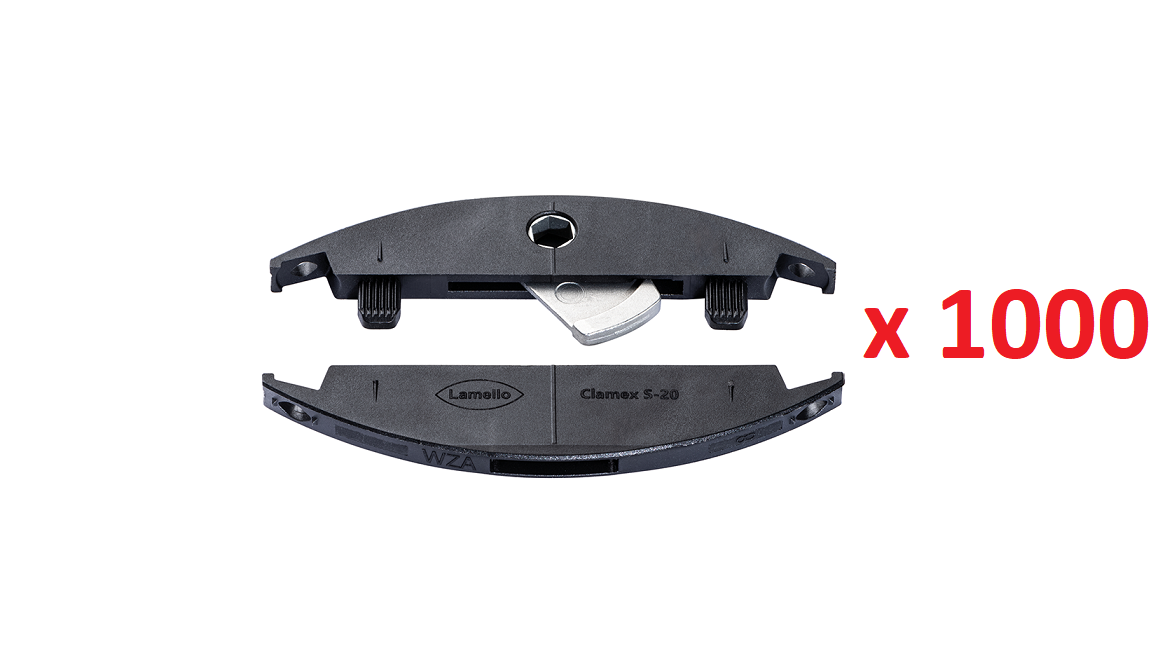 Lamello Clamex S-20 Verbinder, 1000 Paar