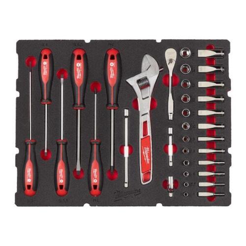 Milwaukee PACKOUT Einlage Ratschen u. Schraubendreher Milwaukee PACKOUT Einlage Ratschen u. Schraubendreher