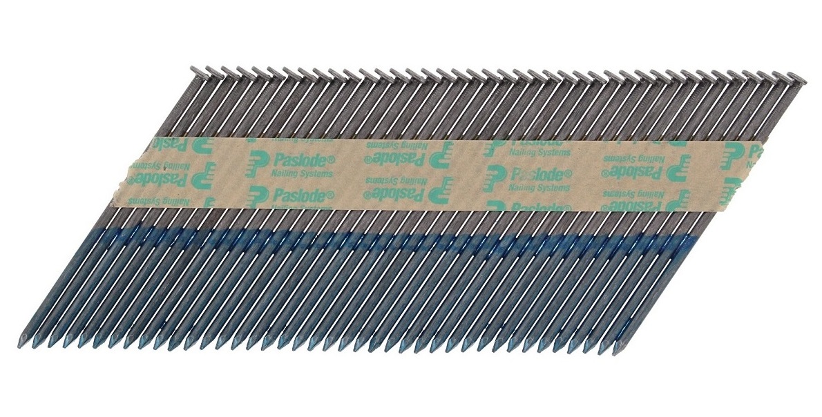 Streifennägel 34° papiergebunden, blank (glatt) ø3,1x80 + Fuel Cell