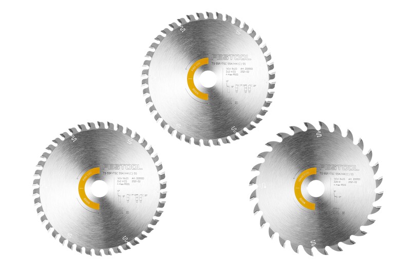 Festool Kreissägeblatt-Set KSB-SORT/3 W 160x1,8 