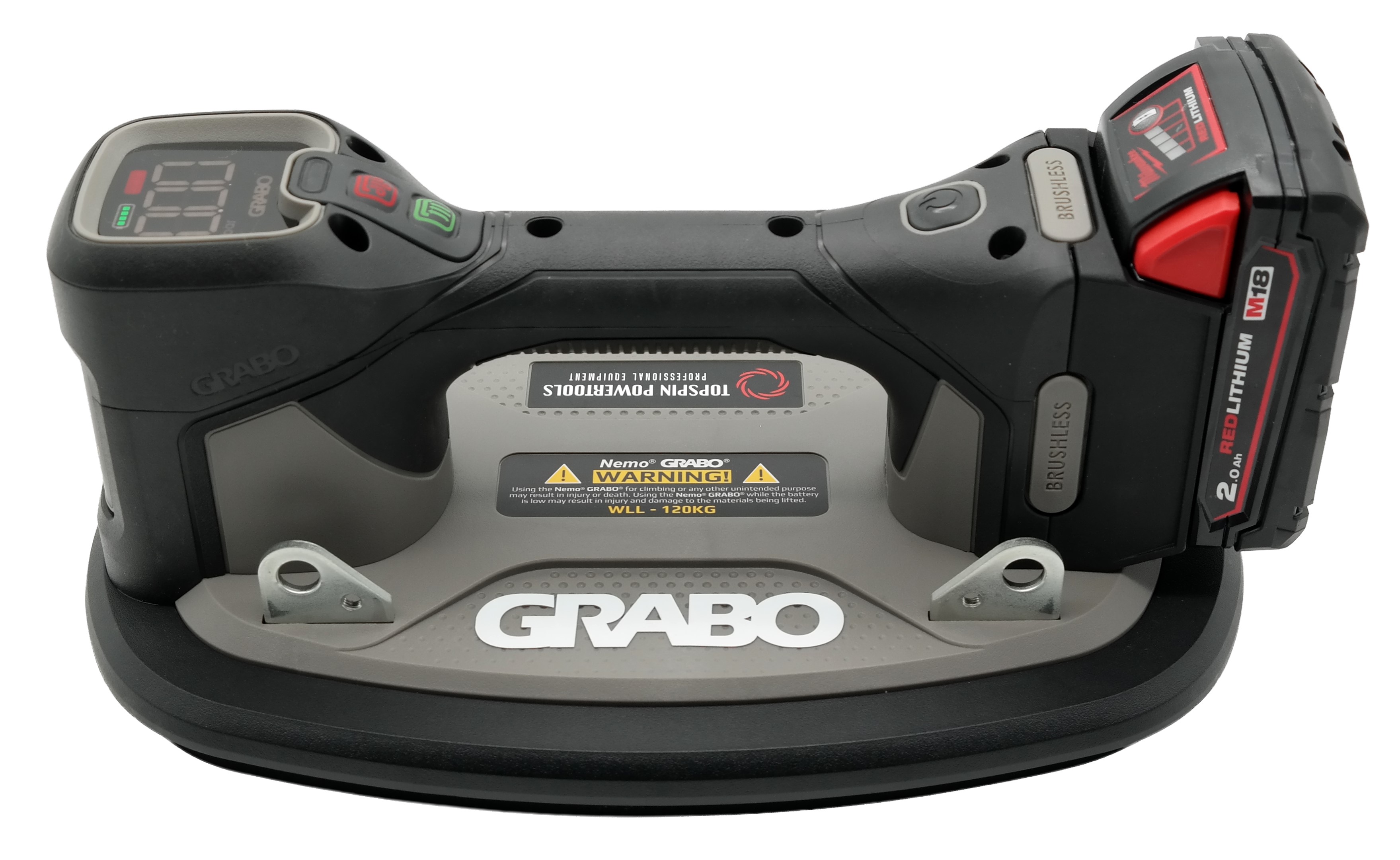 GRABO Brushless für Milwaukee18V Akku in Nylontasche