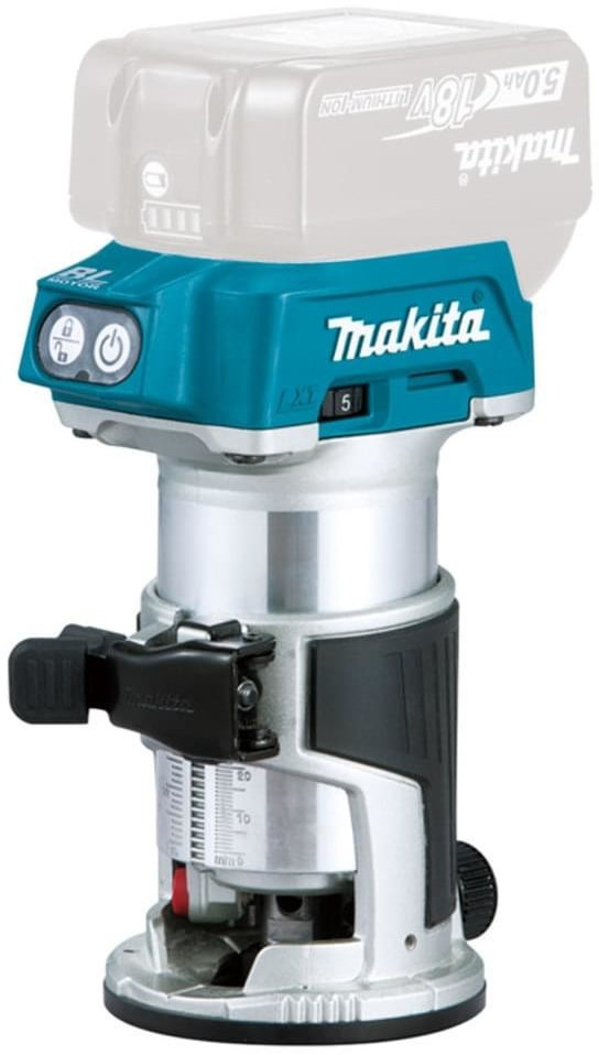 Makita Akku-Multifunktionsfräse 18,0 V DRT50Z  Makita Akku-Multifunktionsfräse 18,0 V DRT50Z