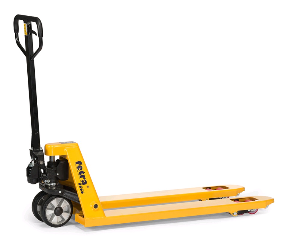 Fetra Gabelhubwagen mit 2500 kg Tragkraft und Elastic-Vollgummi Bereifung 2119