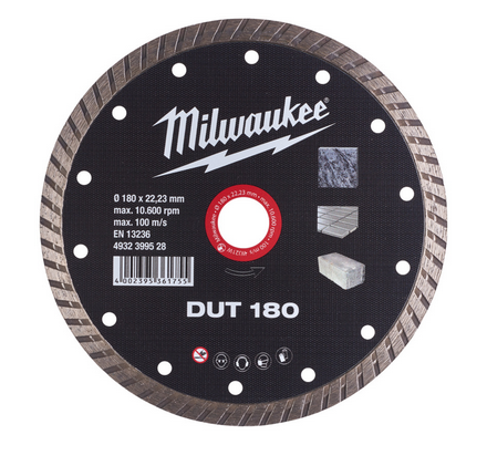 Milwaukee Diamanttrennscheibe DUT 180 mm Universal geschlossen Milwaukee Diamanttrennscheibe DUT 180 mm Universal geschlossen