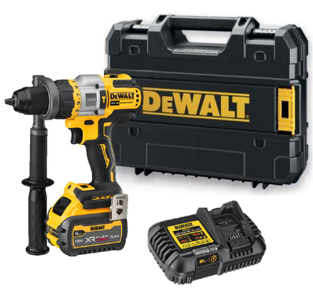 5df465df4df0s65a40f654df0654dsa6 Dewalt DCD999NT Akku-Dreigang-Schlagbohrschrauber im SET mit Akku und Ladegerät (DCD999T1-QW)