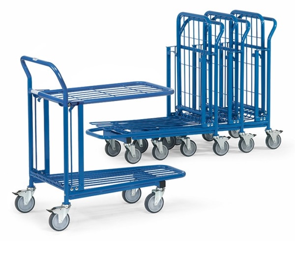 Fetra Lagerwagen mit 2 Etagen Ladefläche 720 x 450 mm
