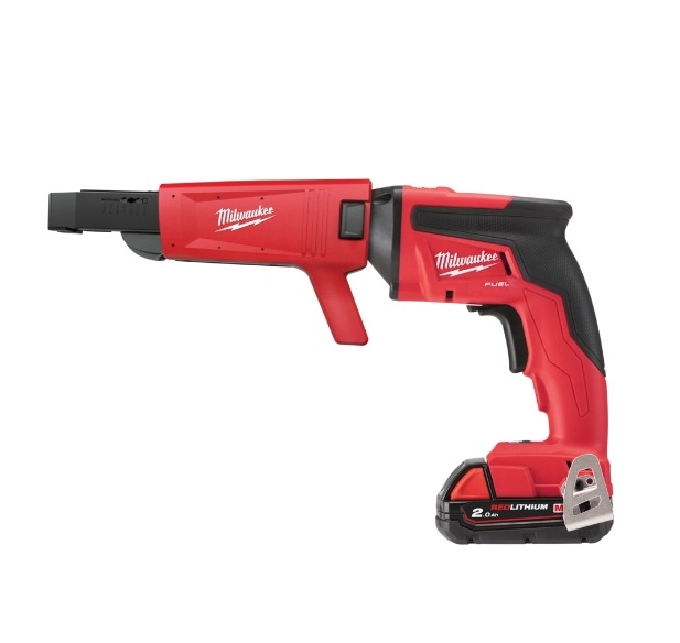 Milwaukee M18FSGC-202X FUEL™ Akku-Trockenbauschrauber mit Magazinvorsatz