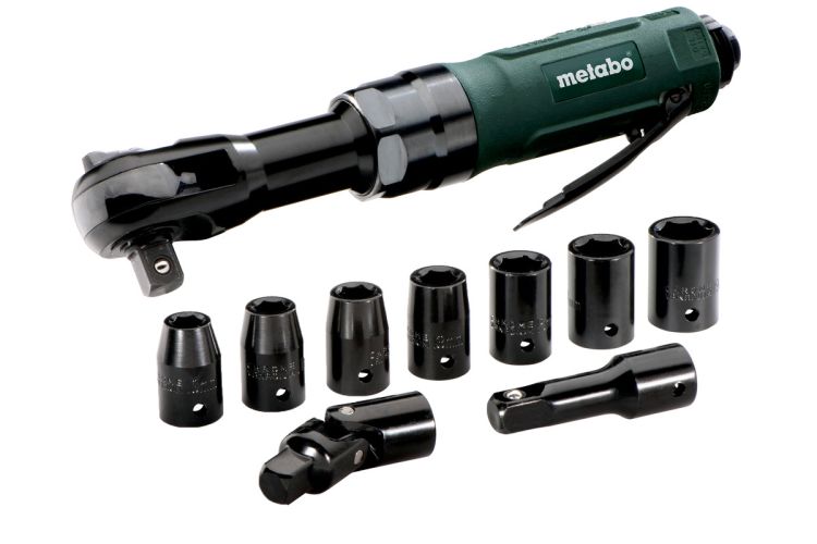 Metabowerke_GmbH_Druckluft-Ratschenschrauber_DRS_68_Set_1_2_604119500_Kunststoffkoffer Metabo Druckluft-Ratschenschrauber DRS 68 Set 1/2" (604119500); Kunststoffkoffer