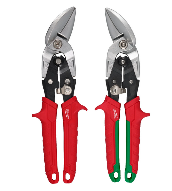 Milwaukee Blechscheren-Set gebogen 2-teilig Milwaukee Blechscheren-Set gebogen 2-teilig