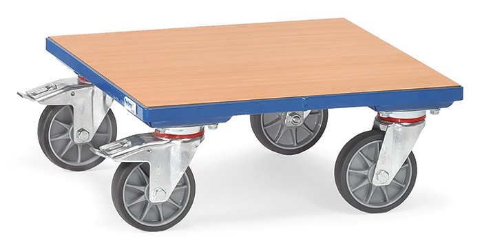 Fetra Kistenroller mit einer Tragkraft von 400kg und einer Holz-Plattform mit 500x500mm 1166