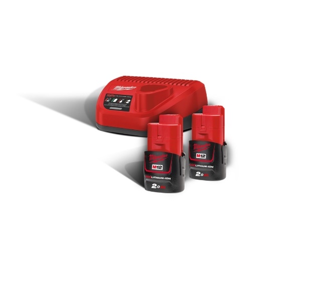 Milwaukee M12NRG-202 12V Akku-Starterset