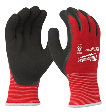 Milwaukee Kälte-Schnittschutzhandschuhe Klasse 1/A Größe 7 (S) 12er Pack