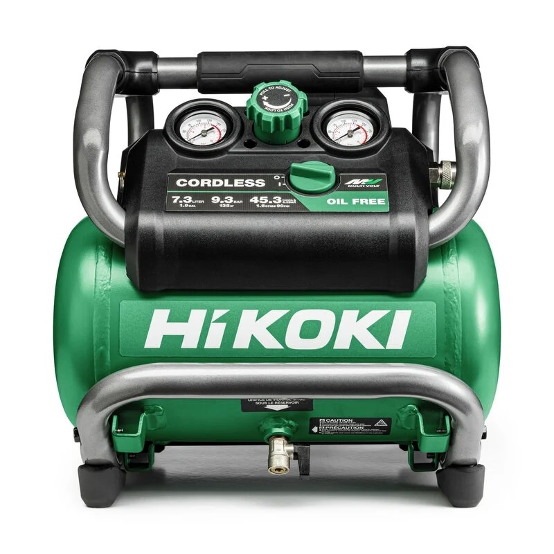 Hikoki Akku Kompressor EC36DAW4Z 36 V Brushless Kompressor mit 7,6 l Kesselgröße Hikoki Akku Kompressor EC36DAW4Z 36 V Brushless Kompressor mit 7,6 l Kesselgröße
