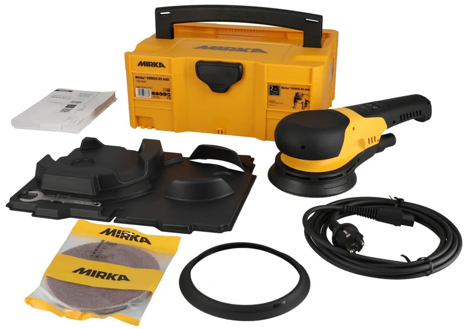 MIRKA-Elektro-Exzenterschleifer DEROS RS600 Case  MIRKA-Elektro-Exzenterschleifer DEROS RS600 Case