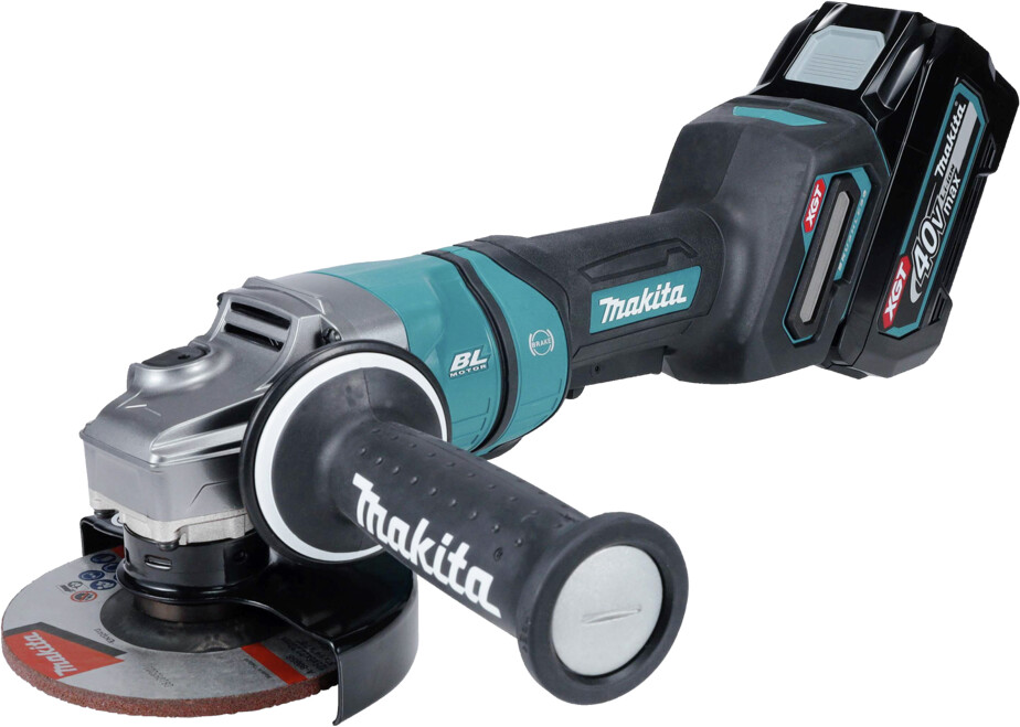 Makita Akku-Winkelschleifer 40V max. GA050GM201 4,0 Ah, 2 Akkus + Ladegerät Makita Akku-Winkelschleifer 40V max. GA050GM201 4,0 Ah, 2 Akkus + Ladegerät