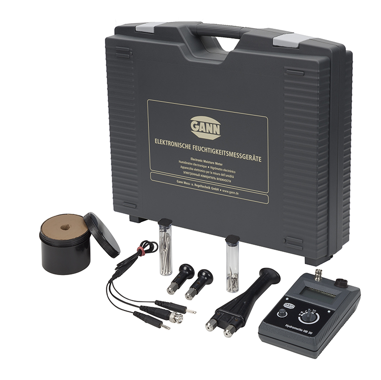 Gann Hydromette HB 30 Set 3 mit Einschlag-Elektrode M 20 + Einsteck Elektrodenpaar M 6 30002505