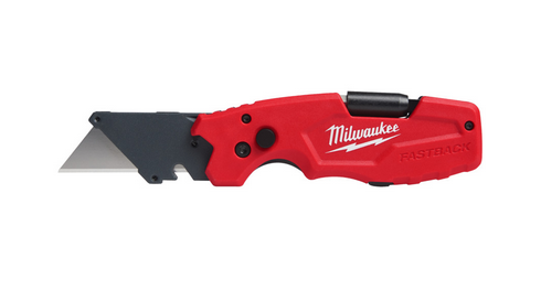 Milwaukee FASTBACK 6-in-1 Universal-Klappmesser mit integriertem 1/4" Hex-Bithalter