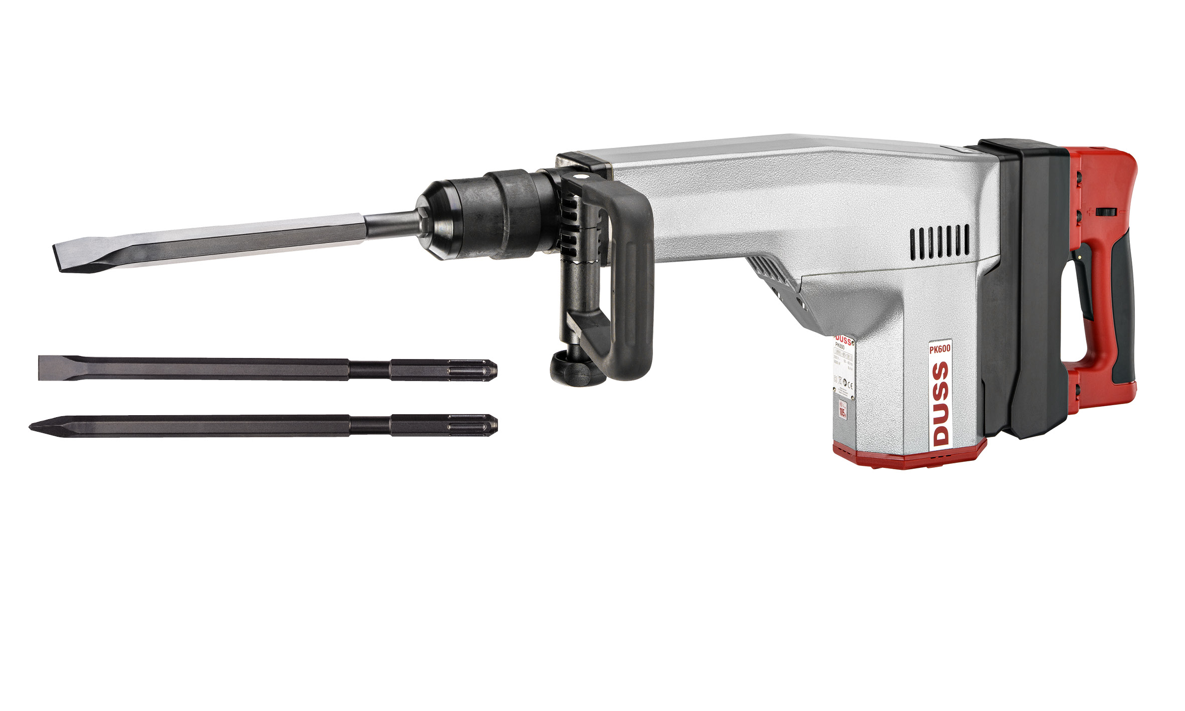DUSS Abbruchhammer PK600 SET inkl 1x Flachmeißel & 1x Spitzmeißel DUSS Abbruchhammer PK600 SET inkl 1x Flachmeißel & 1x Spitzmeißel